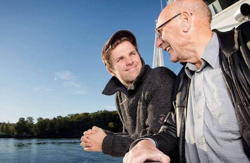 Samuel og bestefar RBG nett