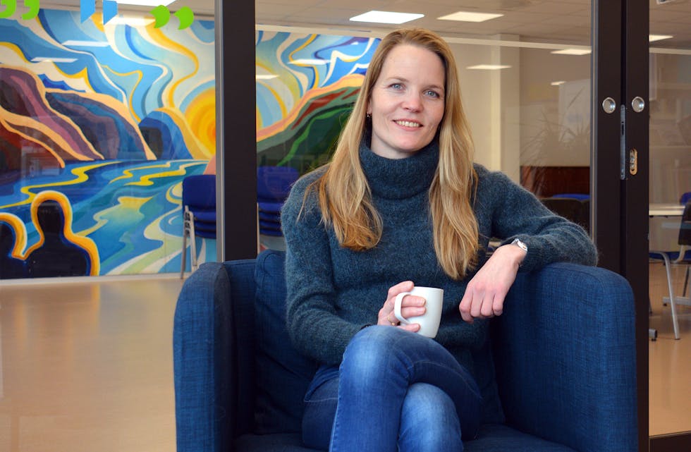 FERSK FRIVILLIGKOORDINATOR: – Berre kom innom meg på kontoret, seier Linda Eksund som skal styra frivilligsentralen det komande året.