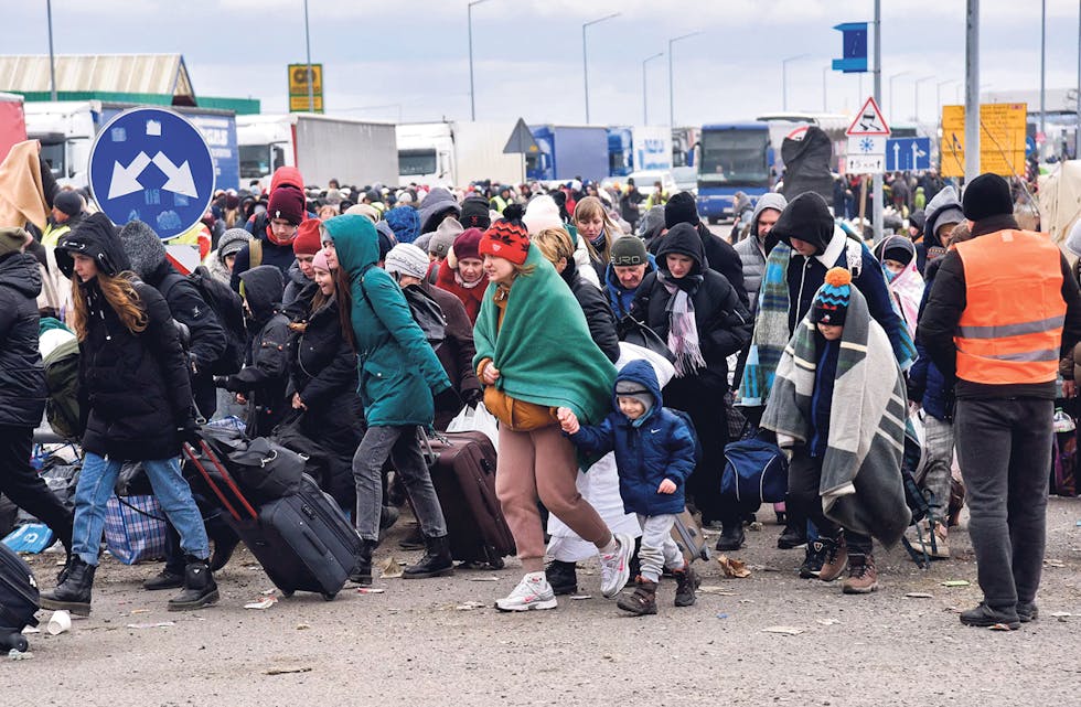 FLYKTNINGESTRAUMEN HELD FRAM: Integrerings- og mangfaldsdirektoratet (IMDi) ber kommunane førebu seg på at det kjem mange flyktningar også i
2024. 