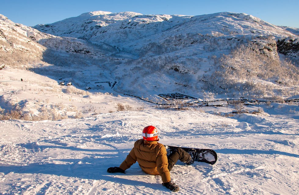 PERFEKT: Dei som besøkte Eikedalen i romjula kunne gle seg over svært fine forhold.