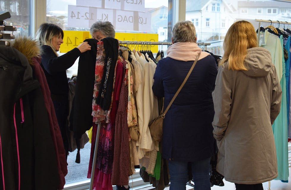 POPULÆRT: Frivilligsentralen arrangerte klesbytedag også vinteren 2020.