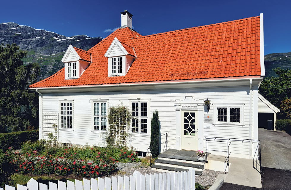 I DRIFT ATT: Hardanger og Voss tingrett opna tysdag 10. juni. Her er hovudkontoret på Lofthus.