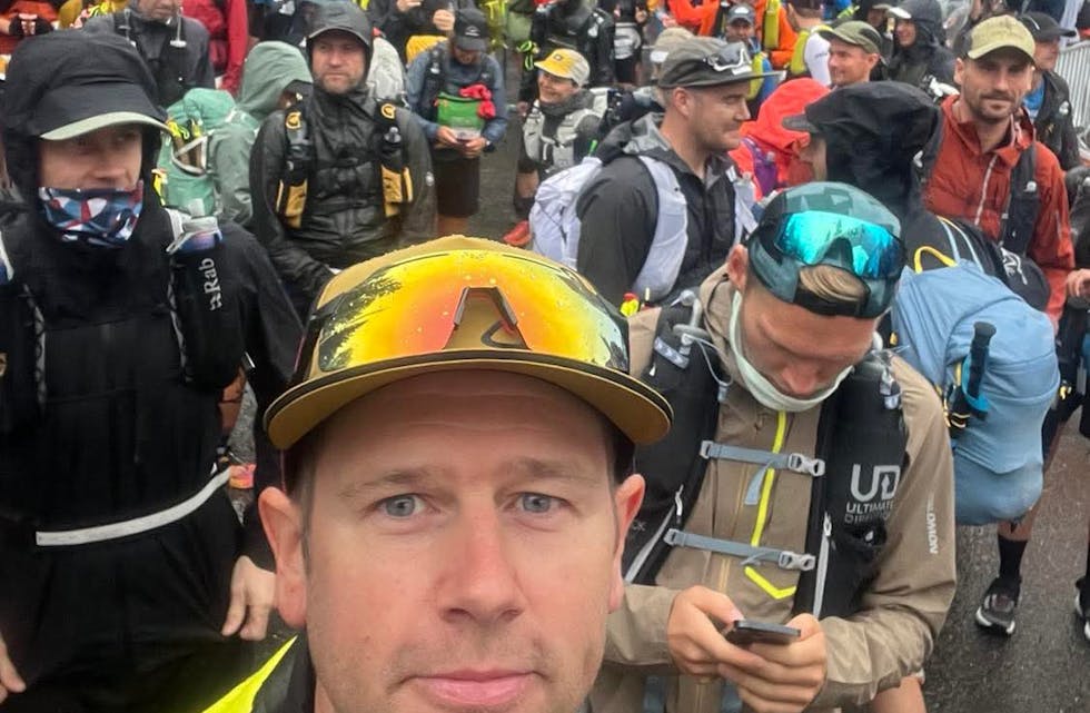 MÅTTE BRYTA: Fredrik Berentsen var ein av dei som ikkje greidde å fullføra det 500 kilometer lange løpet mellom Oslo og Bergen. Her frå startområdet.