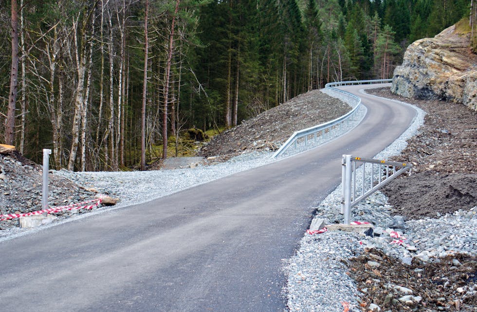 VIL HINDRA BUBILTURISTAR: Grunneigarane har sett opp bom på vegen til skytebana i Gaupholmsmarka. Det reagerer turgåarar på.