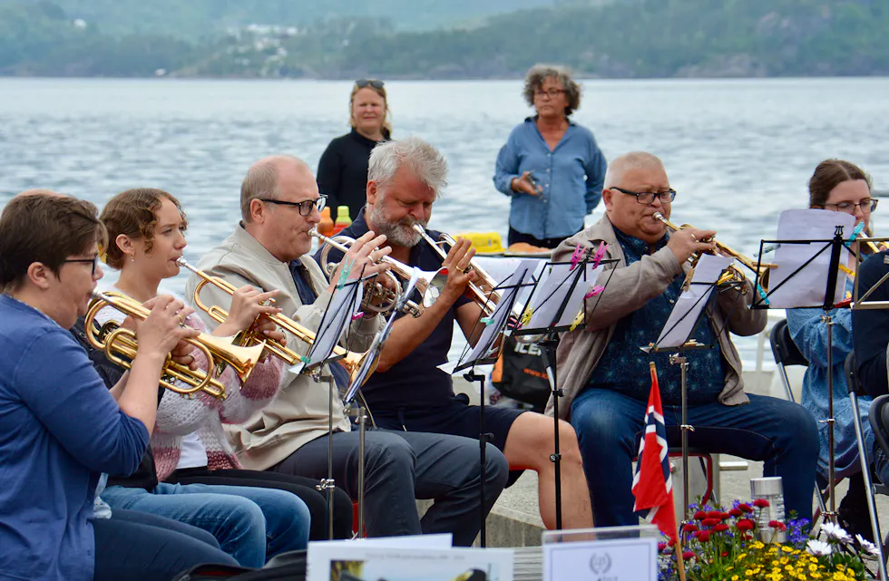 FÅR STØTTE: Tysse og Nordbygda musikklag er blant dei som får kulturmidlar i år. Pengane skal mellom anna gå til å dekka utgifter i samband med konserten «Vamp i elvabrus» i slutten av mai.