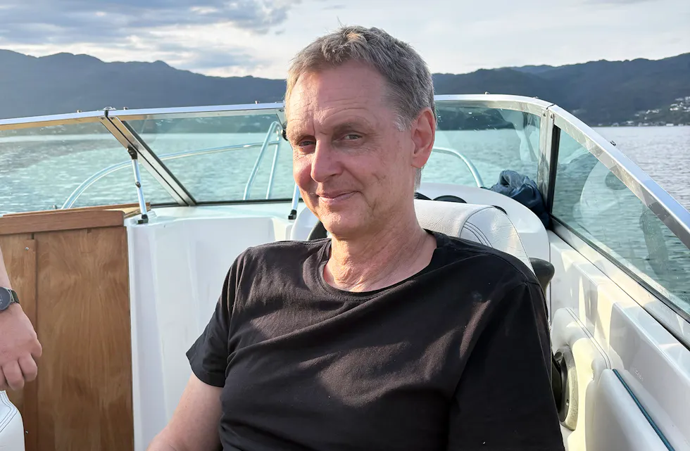 LIKAR SEG UTE: Det beste med Samnanger er nærleiken til fjord og fjell, synest Geir Markhus.